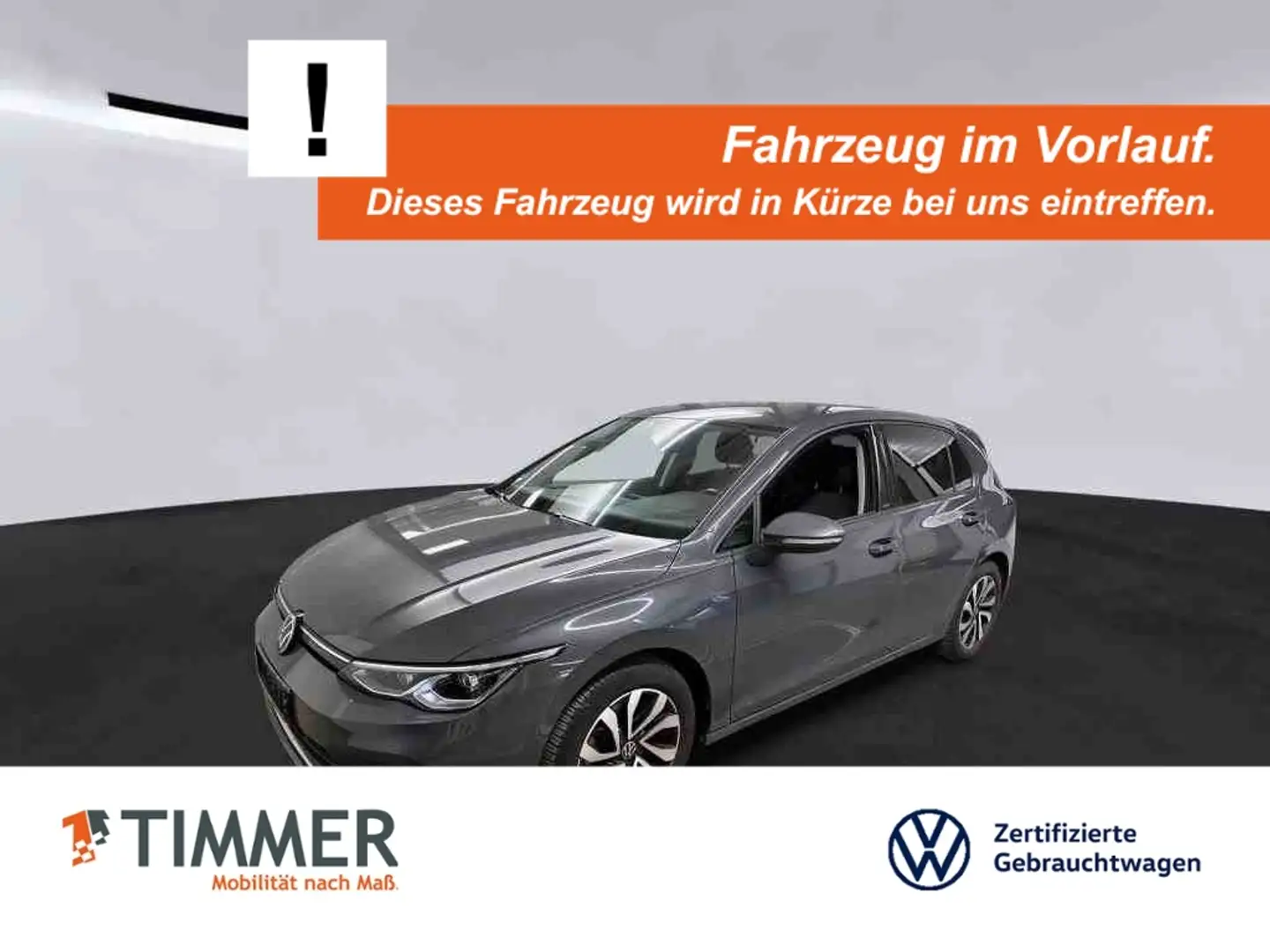 Volkswagen Golf VIII 1.5 TSI ACTIVE +LED +ACC +RKAM +VIRTUAL +NAV Grau - 1