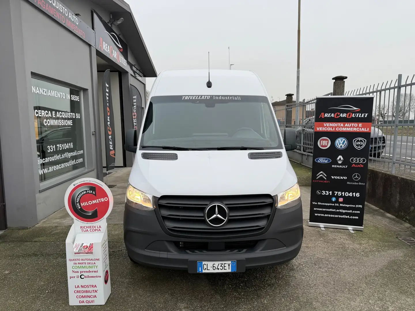 Mercedes-Benz Sprinter L2H2*F39/33 311 CDI FWD*08/2022*PORTATA 1087KG Blanc - 2