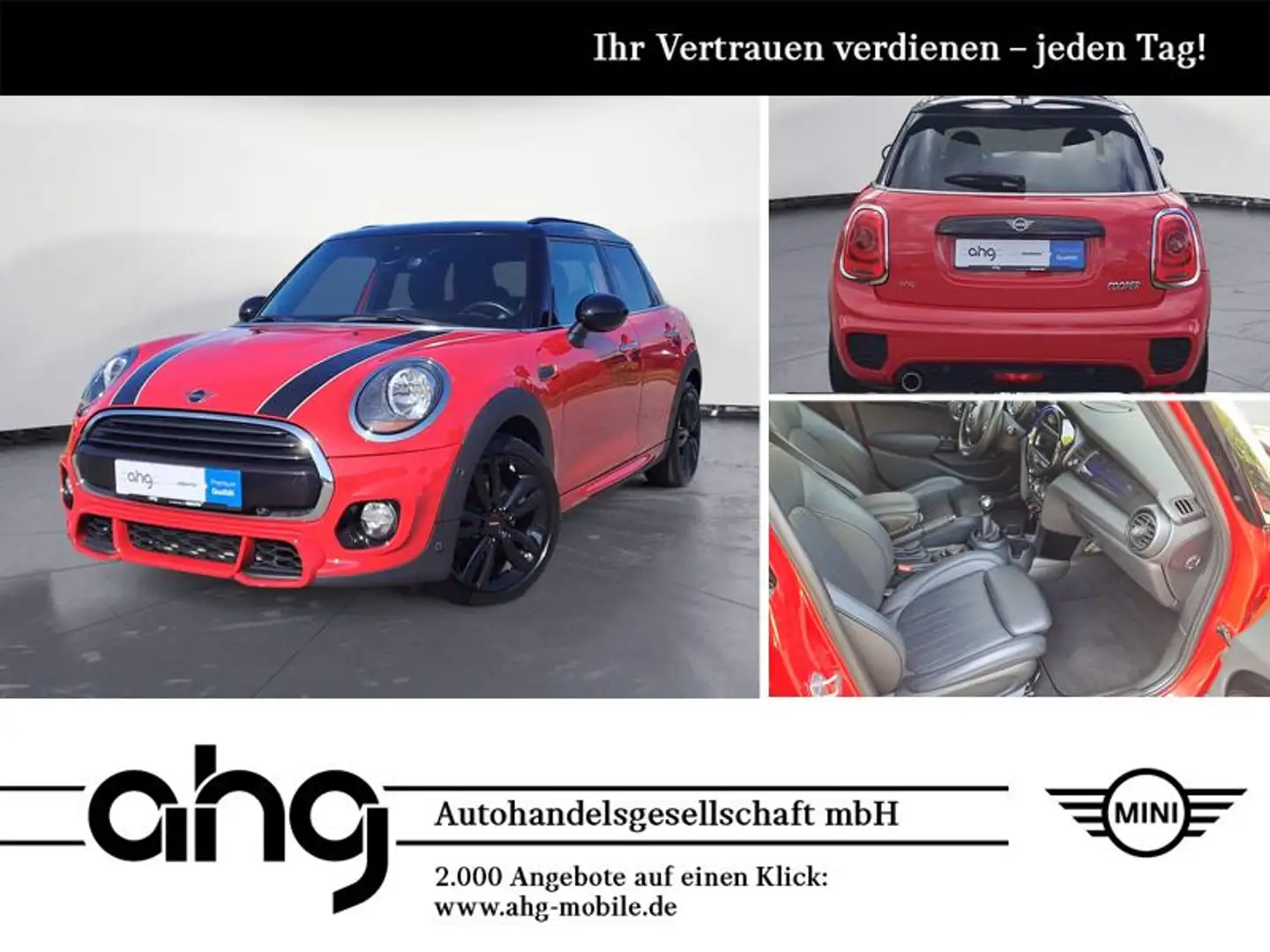MINI Cooper Panorama Harman-Kardon JCW Sportpaket Rood - 1
