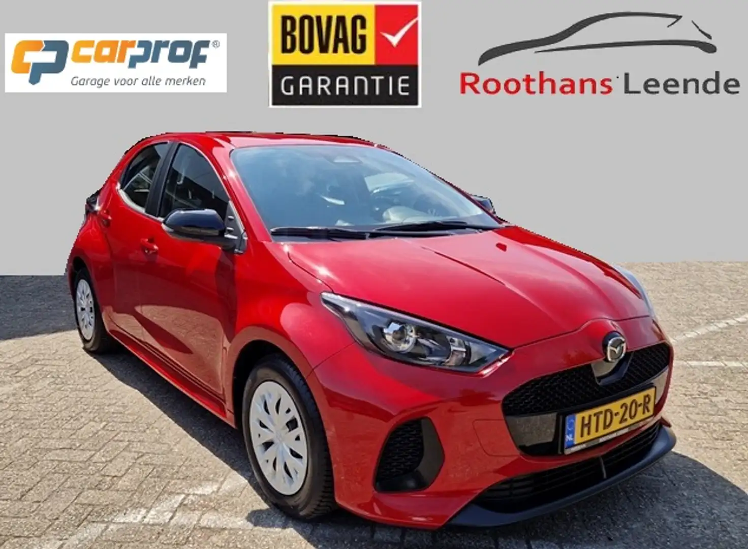 Mazda 2 Hybrid 1.5 116PK Hybrid VVT-i CVT-A/T Prime-Line - Rosso - 1