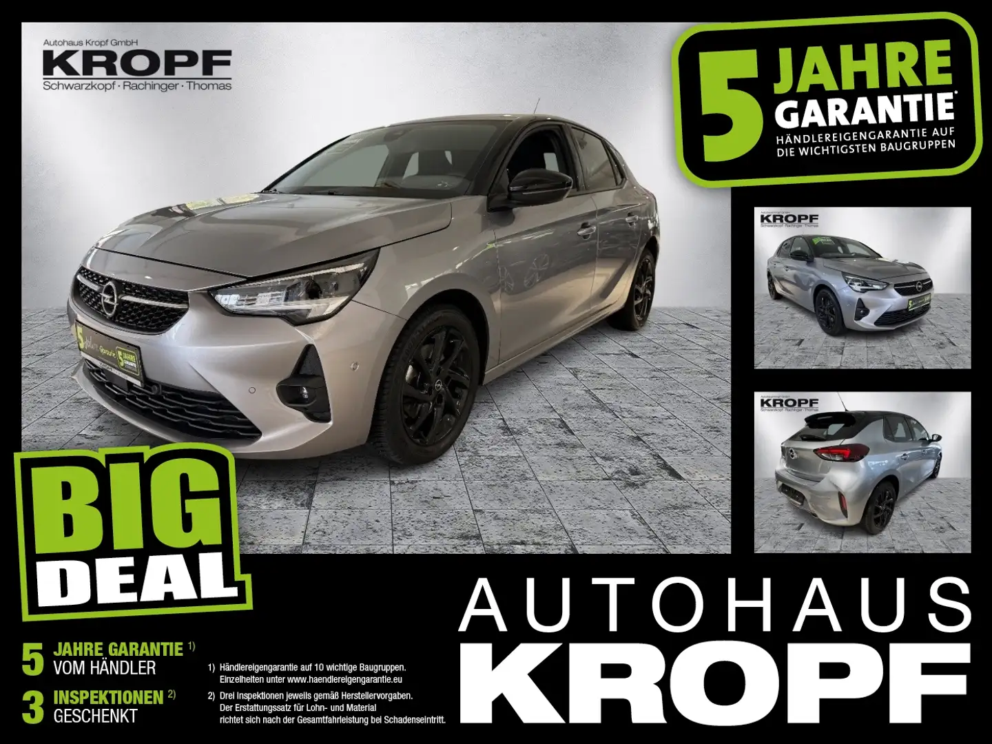 Opel Corsa F 1.2 Turbo GS Line LED+SHZ+Fin ab 2,99% Gris - 1