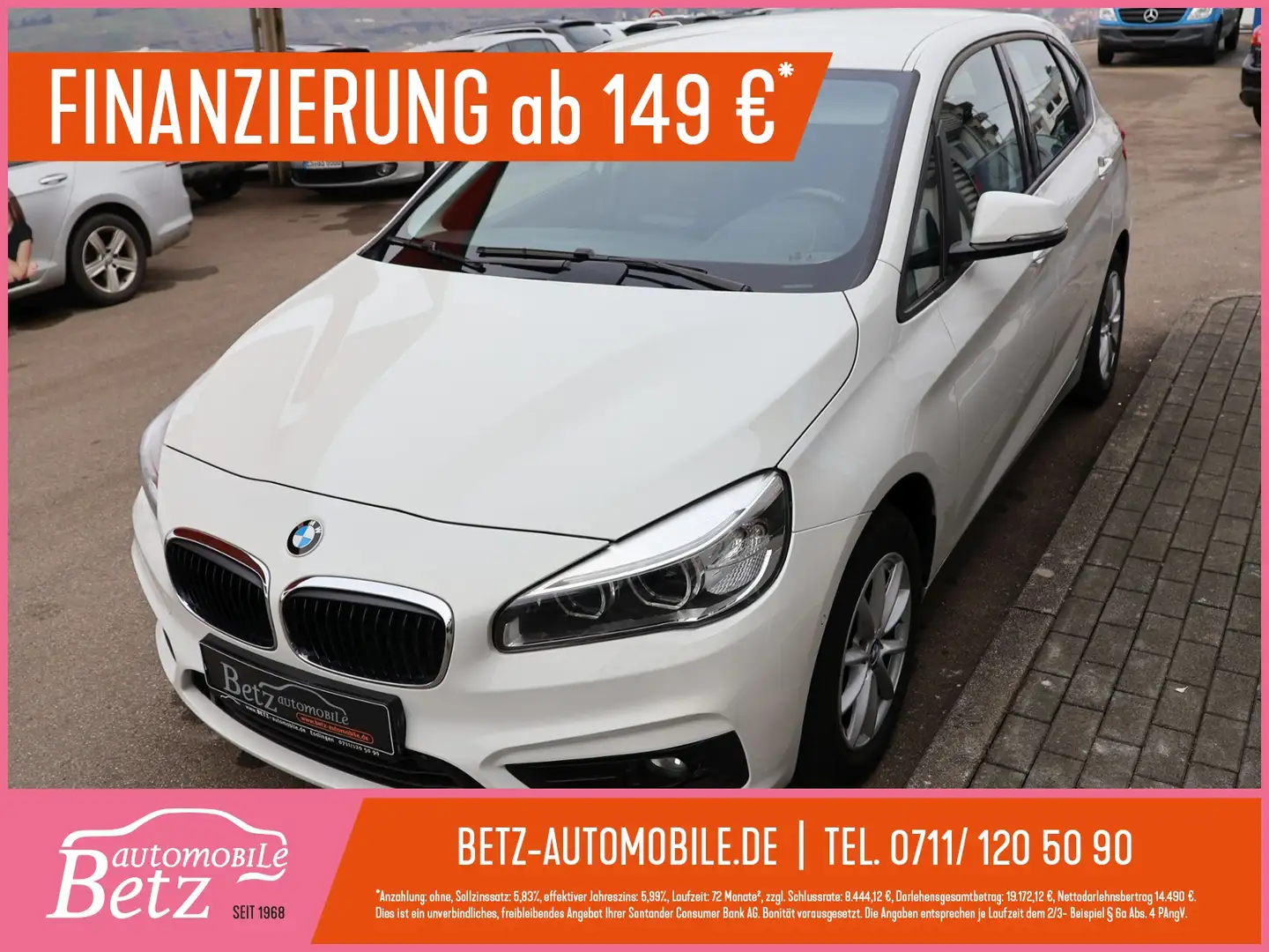 BMW 240 Active Tourer 218 i Weiß - 1