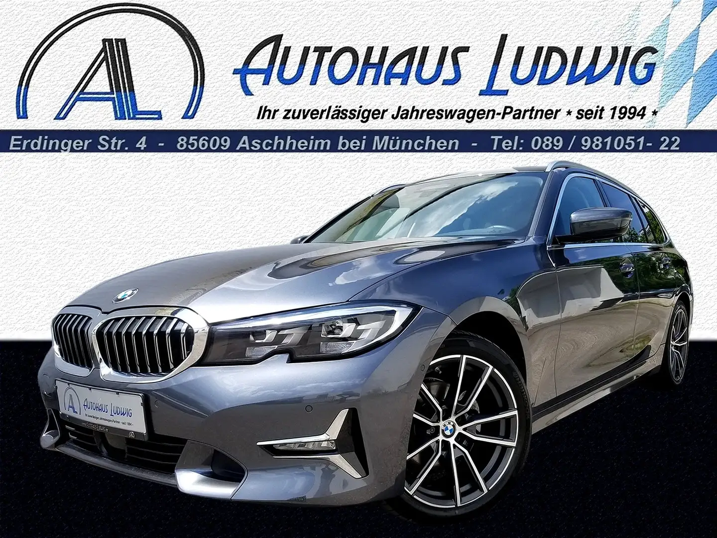 BMW 320 dA xDrive*AHK*Panorama*Standhzg*ACC*Assist-Plus Gris - 1