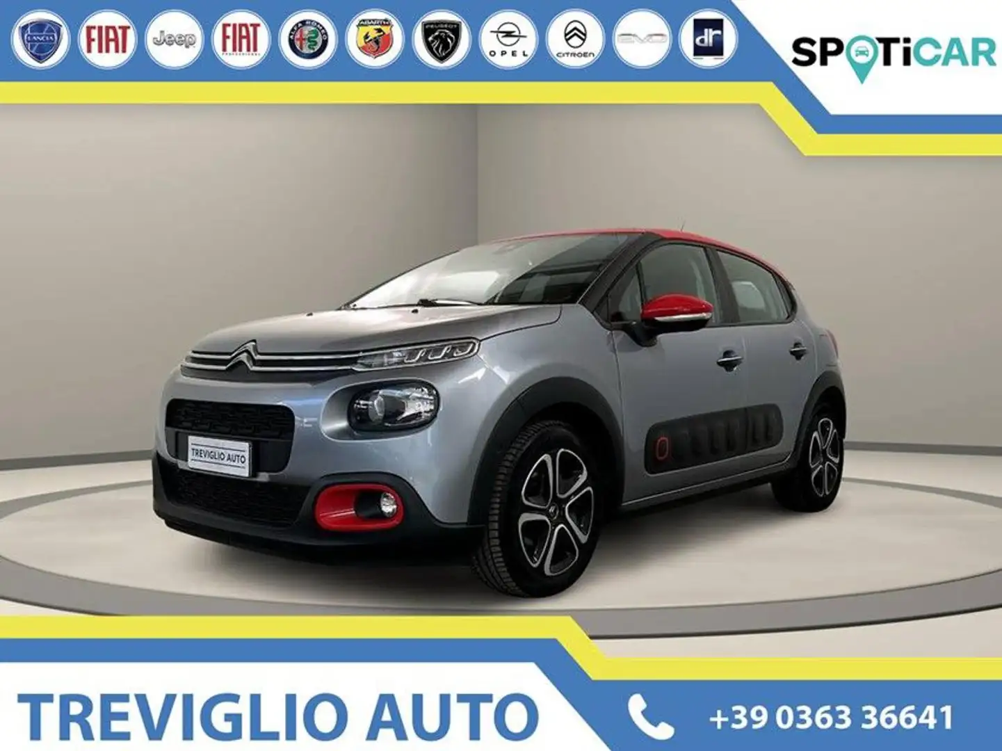 Citroen C3 PureTech 110 S&S EAT6 Shine Gris - 1
