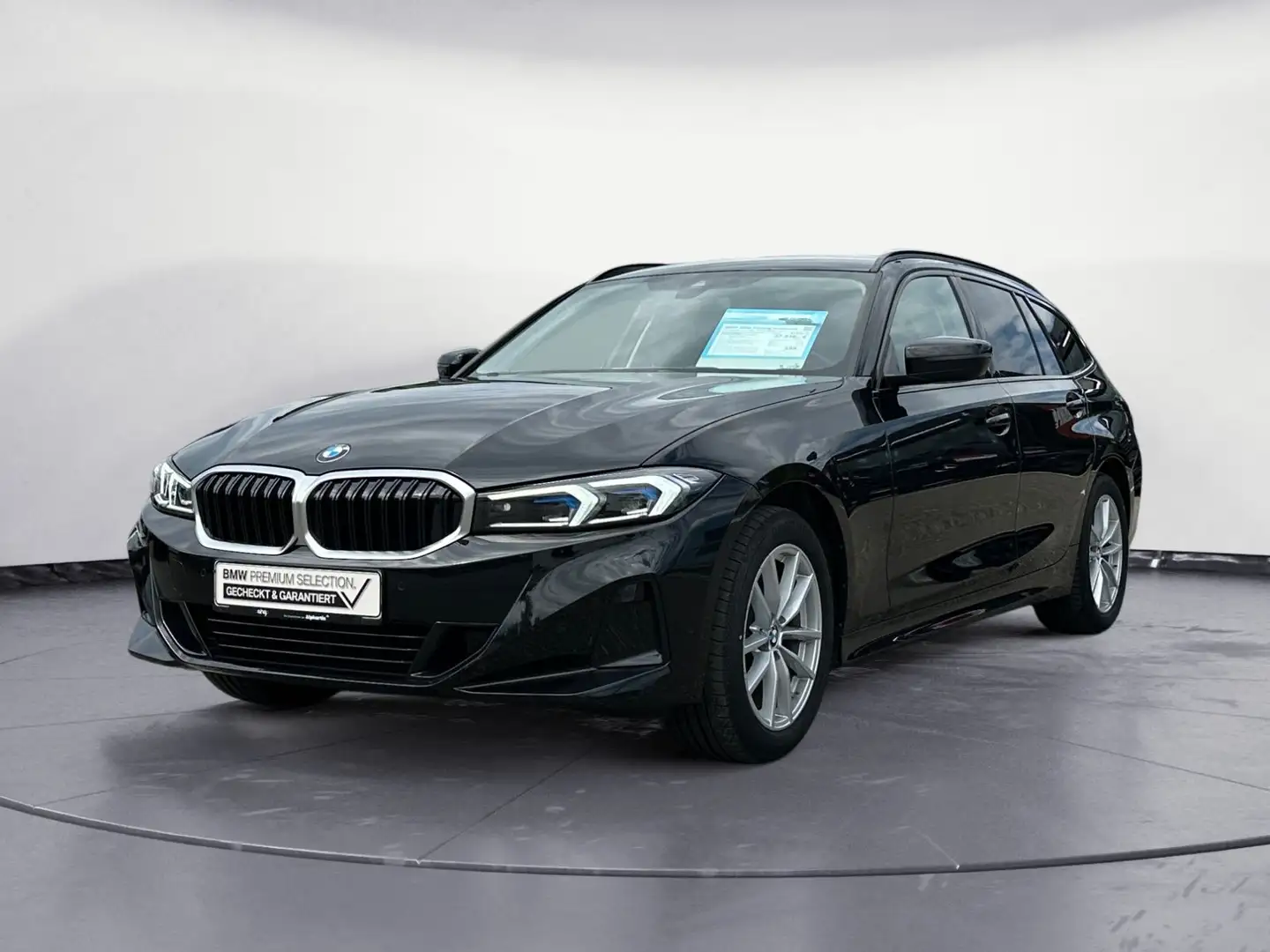 BMW 320 d Touring Automatik Navi Head Up Rückfahrkame Schwarz - 2