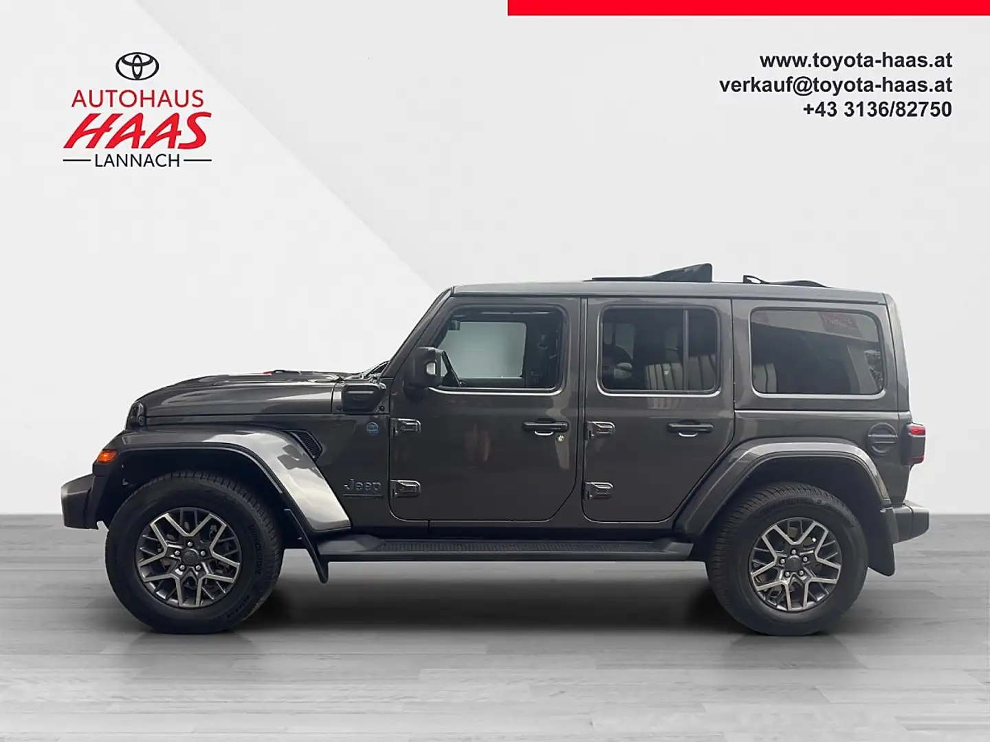 Jeep Wrangler Sahara 2.0 PHEV 380 PS AT 4xe Grau - 2