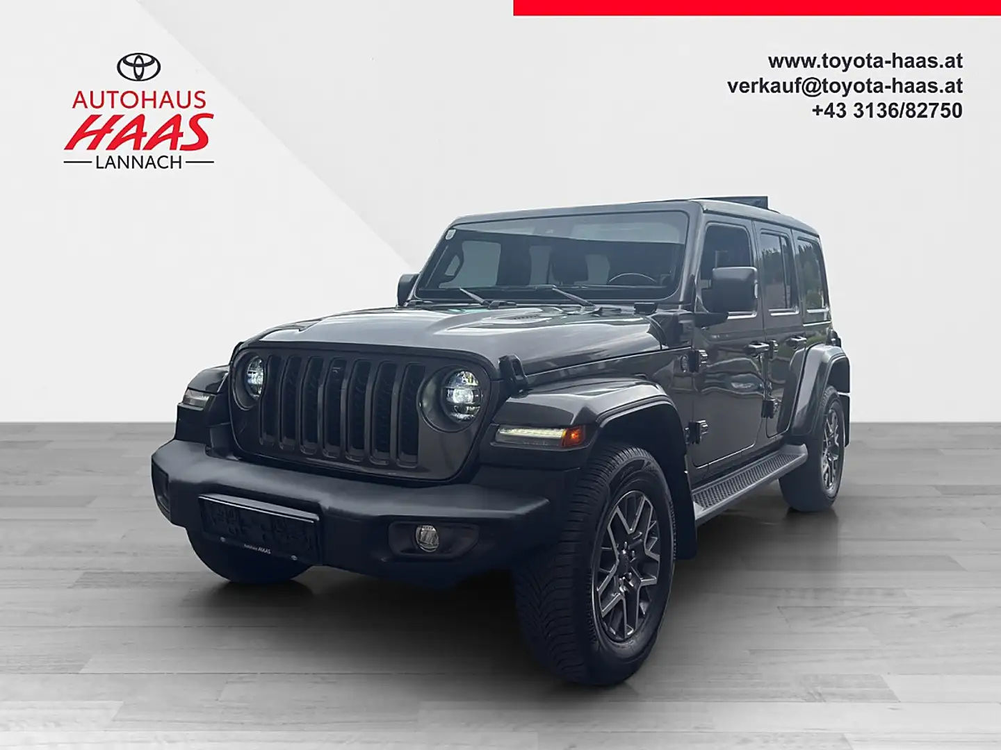 Jeep Wrangler Sahara 2.0 PHEV 380 PS AT 4xe Grau - 1