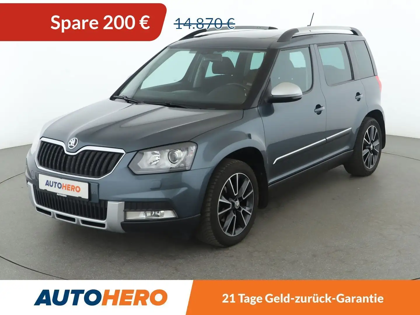 Skoda Yeti 2.0 TDI Adventure*NAVI*XENON*TEMPO*PDC* Grau - 1