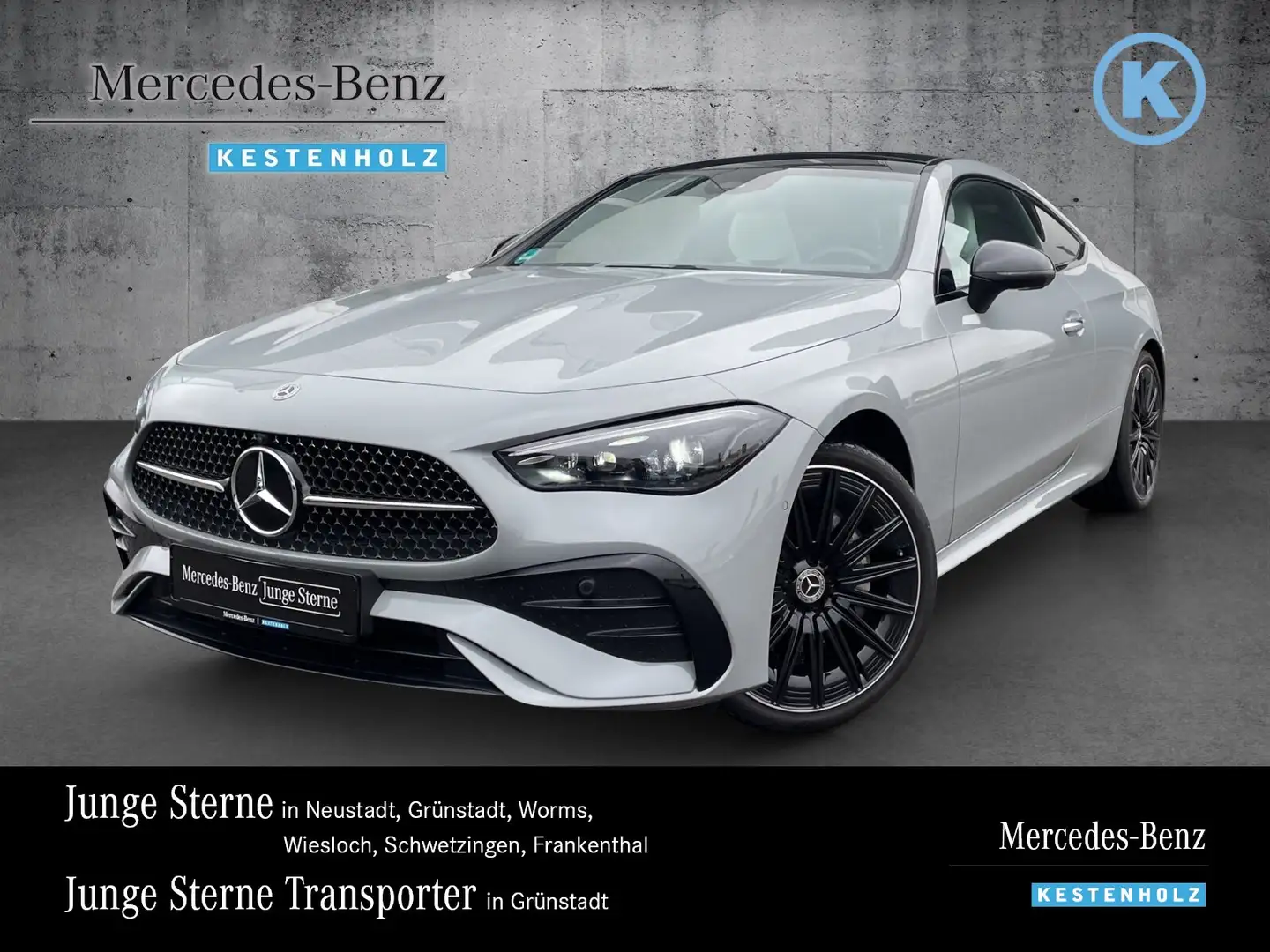 Mercedes-Benz CLE 220 CLE 220 d AMG+NIGHT+AHK+STANDHZ+PANO+SITZKL+BURM Szary - 1