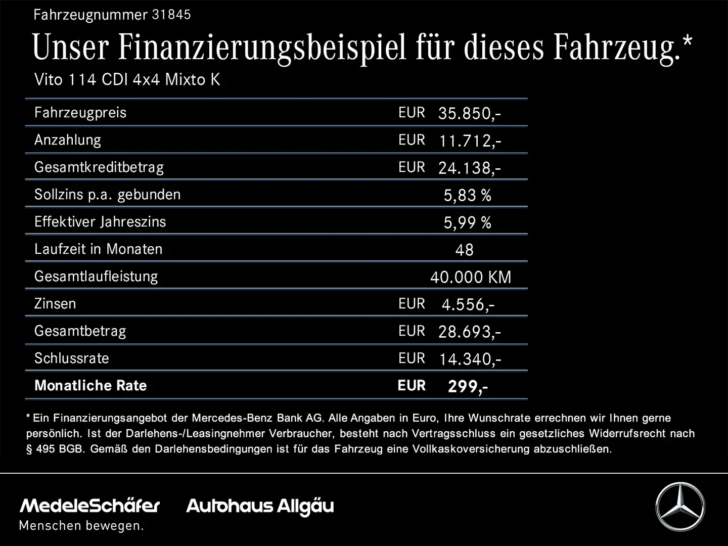 Mercedes-Benz Vito Vito 114 CDI 4x4 Mixto K AHK HECKTÜR RFK 5 SITZE Grigio - 2