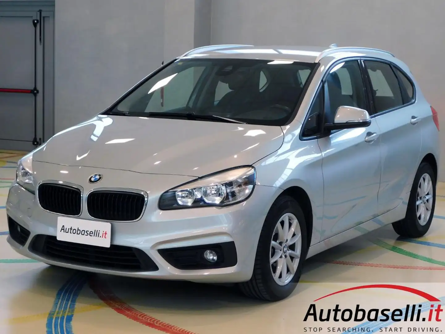 BMW 218 216D 116cv ACTIVE TOURER ADVANTAGE AUTOM, NAVI Argent - 2