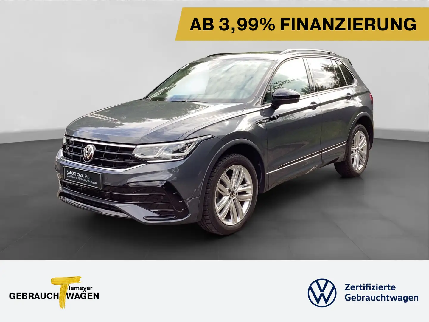 Volkswagen Tiguan 2.0 TDI DSG 4M R-LINE PANO AHK LM20 NAVI Grau - 1