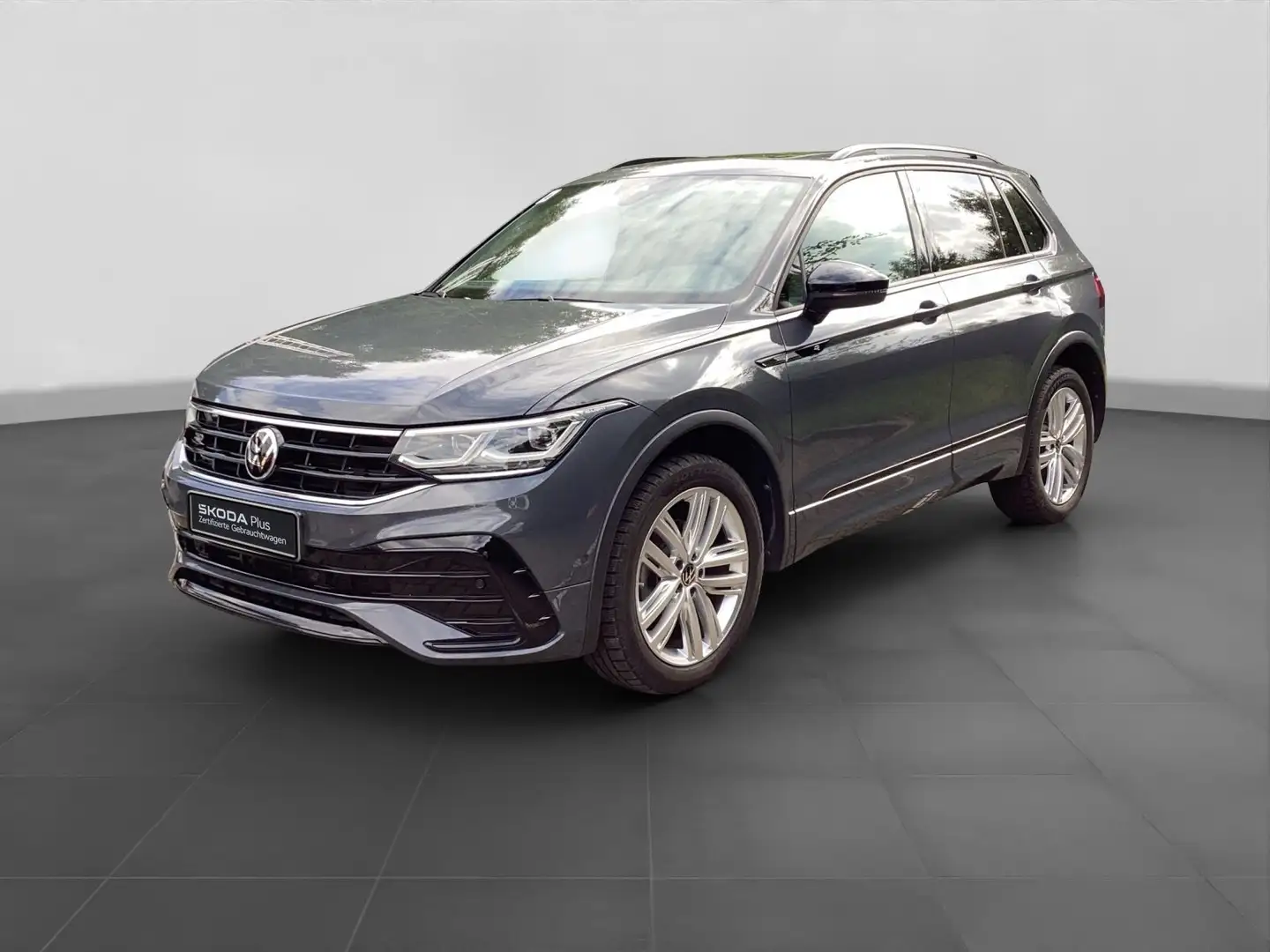 Volkswagen Tiguan 2.0 TDI DSG 4M R-LINE PANO AHK LM20 NAVI Grau - 2