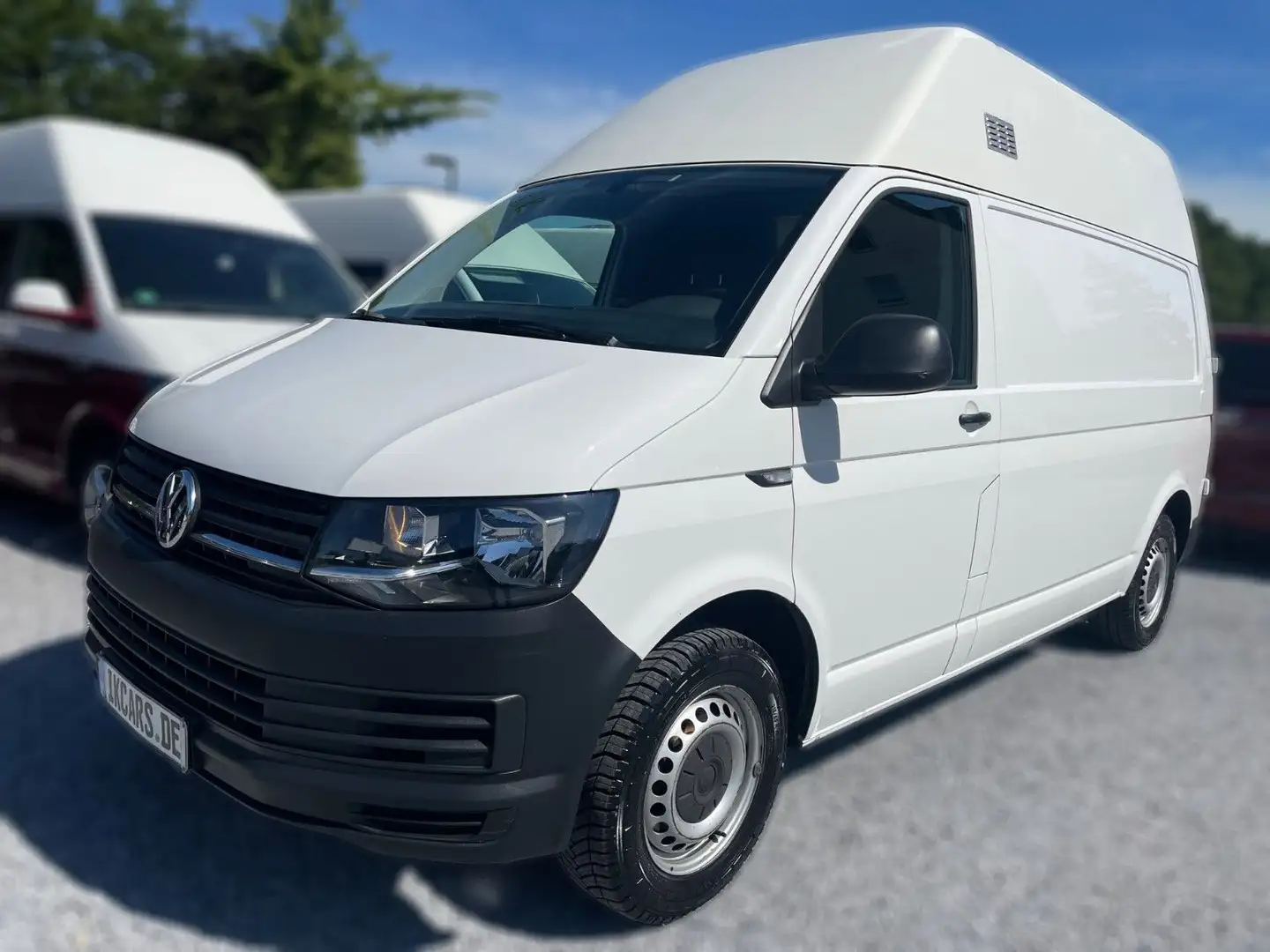Volkswagen T6 Transporter T6 Kasten Hochdach lang L2H3 KLIMA Tempomat Weiß - 1