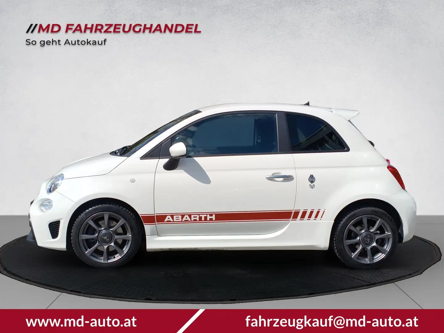 Abarth 595 1.4 Turbo 107 kW (145 PS), Schaltgetriebe Weiß - 2