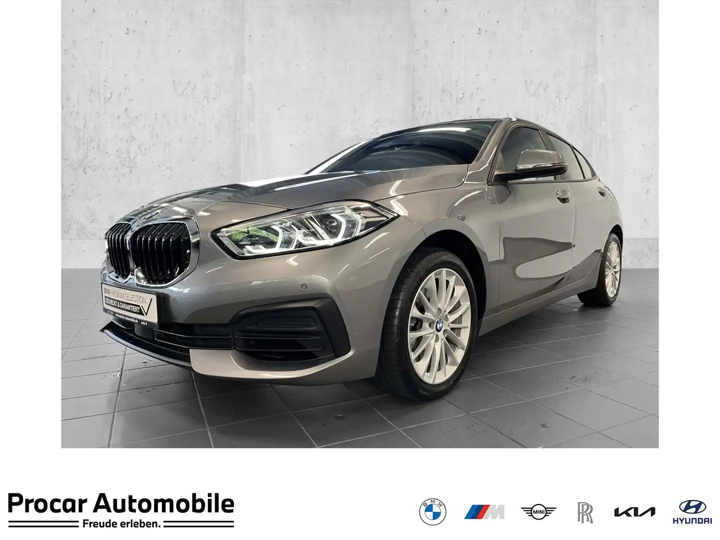 BMW 120 i NAVI LED PDC V+H DAB Tempomat Sitzheiz. LM Grigio - 1