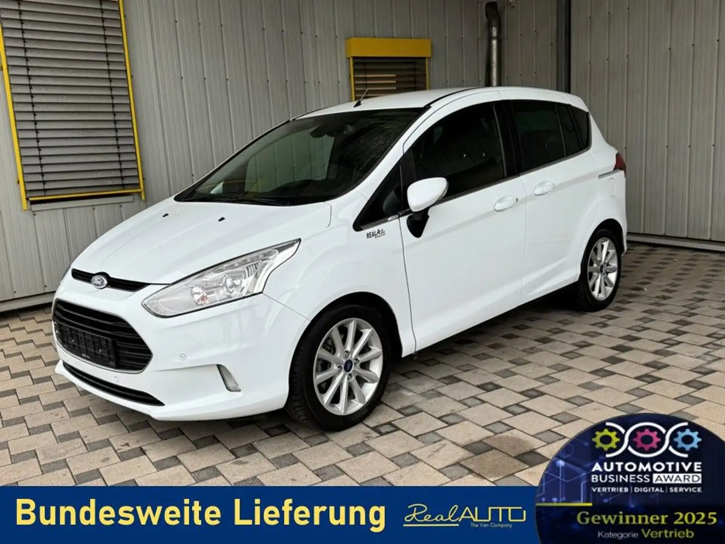 Ford B-Max 1.6TDCi NAVI*Tempomat*Klimaautomatik*PDC Wit - 1