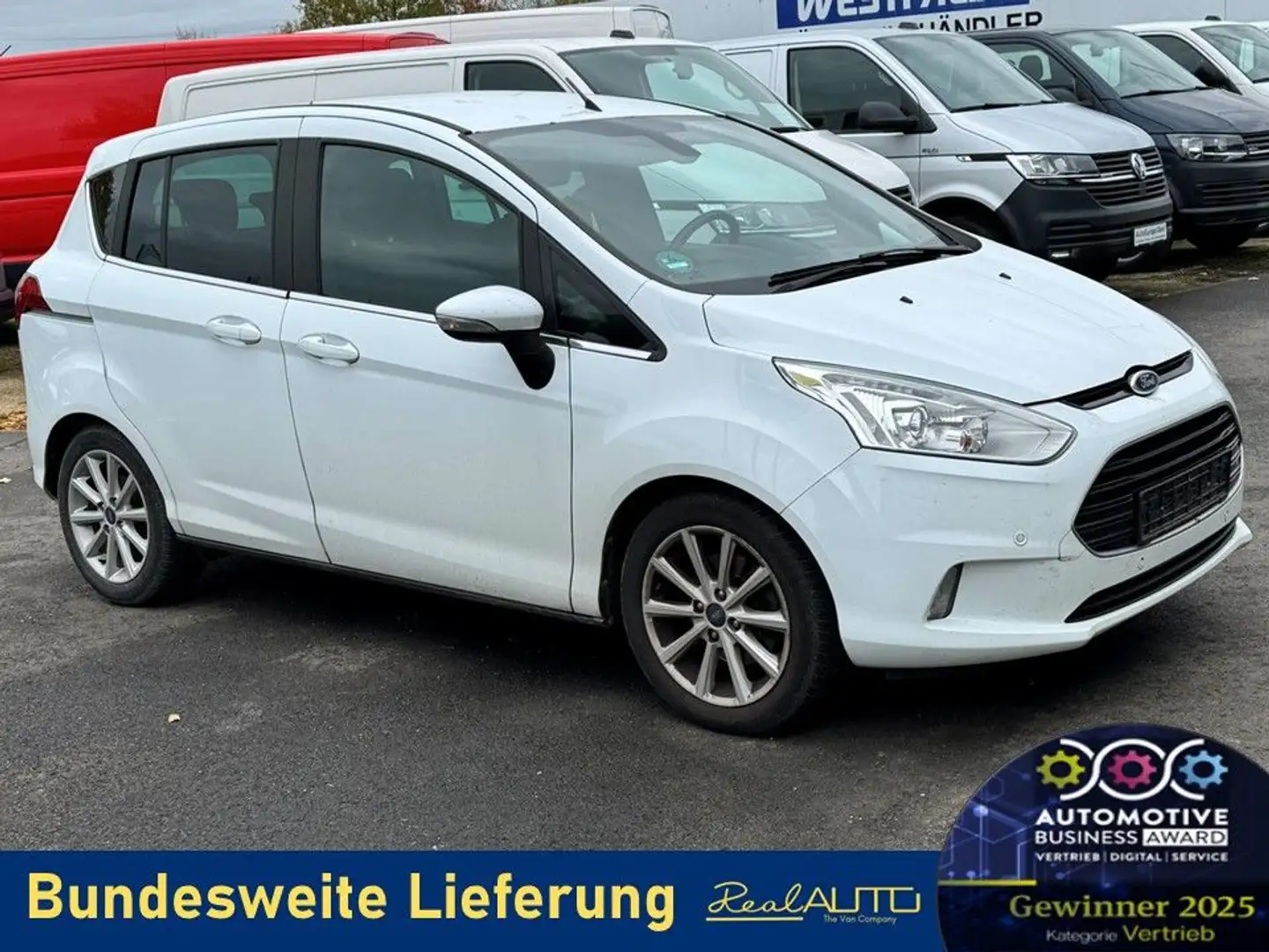 Ford B-Max 1.6TDCi NAVI*Tempomat*Klimaautomatik*PDC Weiß - 1