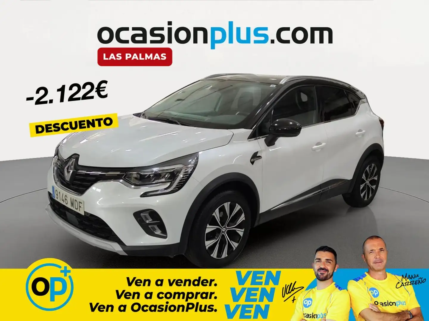 Renault Captur TCe Techno 67kW Blanco - 1
