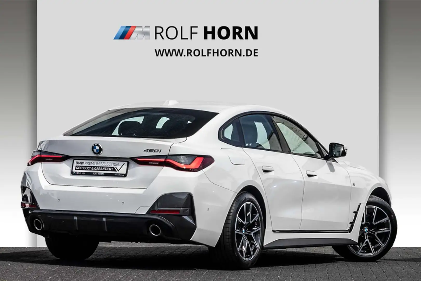 BMW 420 i Gran Coupe M Sportpaket HiFi RfKam Navi LED Weiß - 2