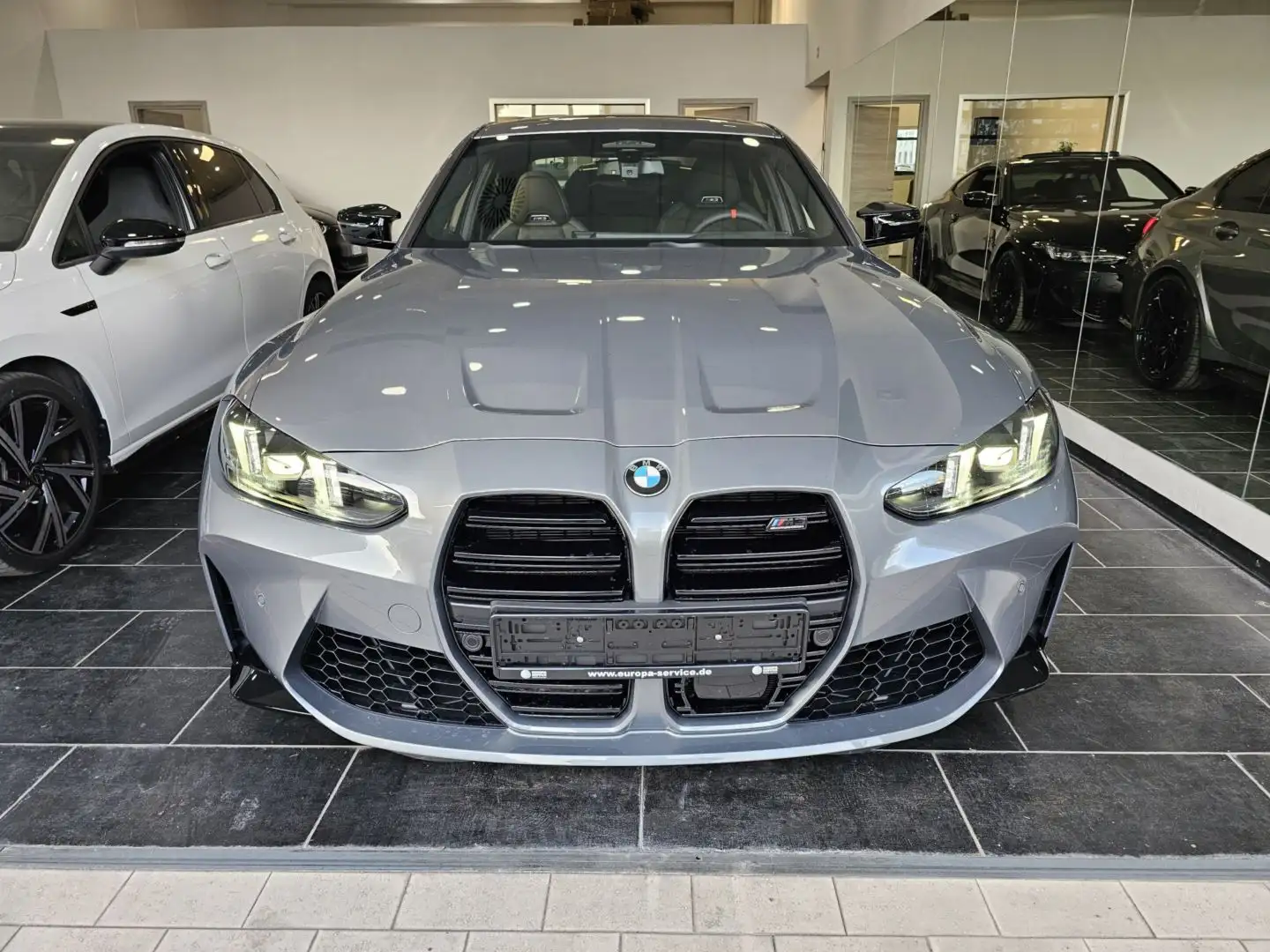 BMW M3 M3 Comp Tetto C.19" 20" Harman Kardon Carbonio Led Gris - 2