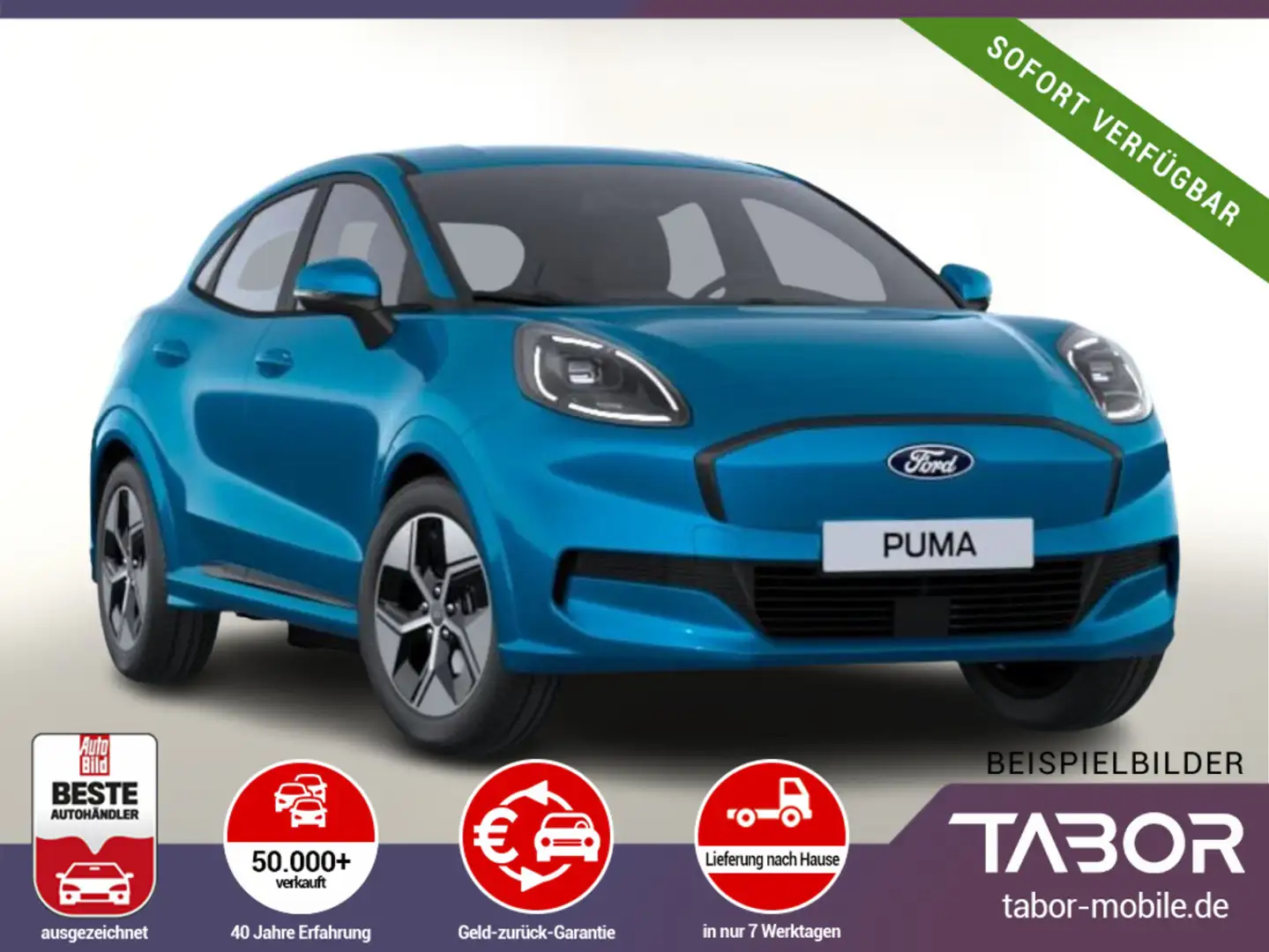 Ford Puma Gen-E Gen-E 43 kWh 168 WinterP LED Nav UVP-31%* Синий - 1