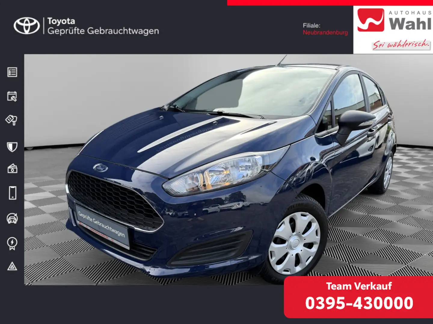 Ford Fiesta 1.25 Ambiente Bleu - 1