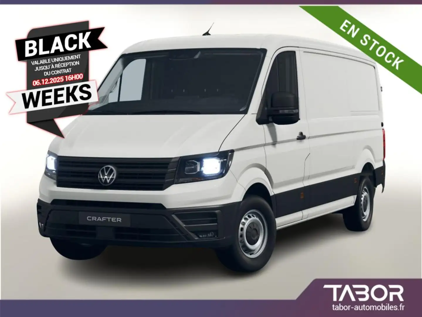 Volkswagen Crafter 35 2.0 TDI 140 AT8 L3H2 3pl Blanc - 1