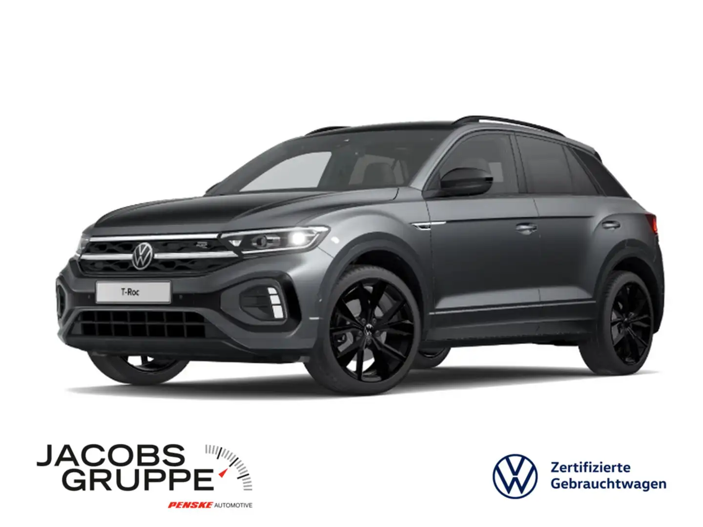 Volkswagen T-Roc 2.0 TDI DSG R-Line 4M AHK*CAM*IQ*Navi*Beats*SHZ Grau - 1