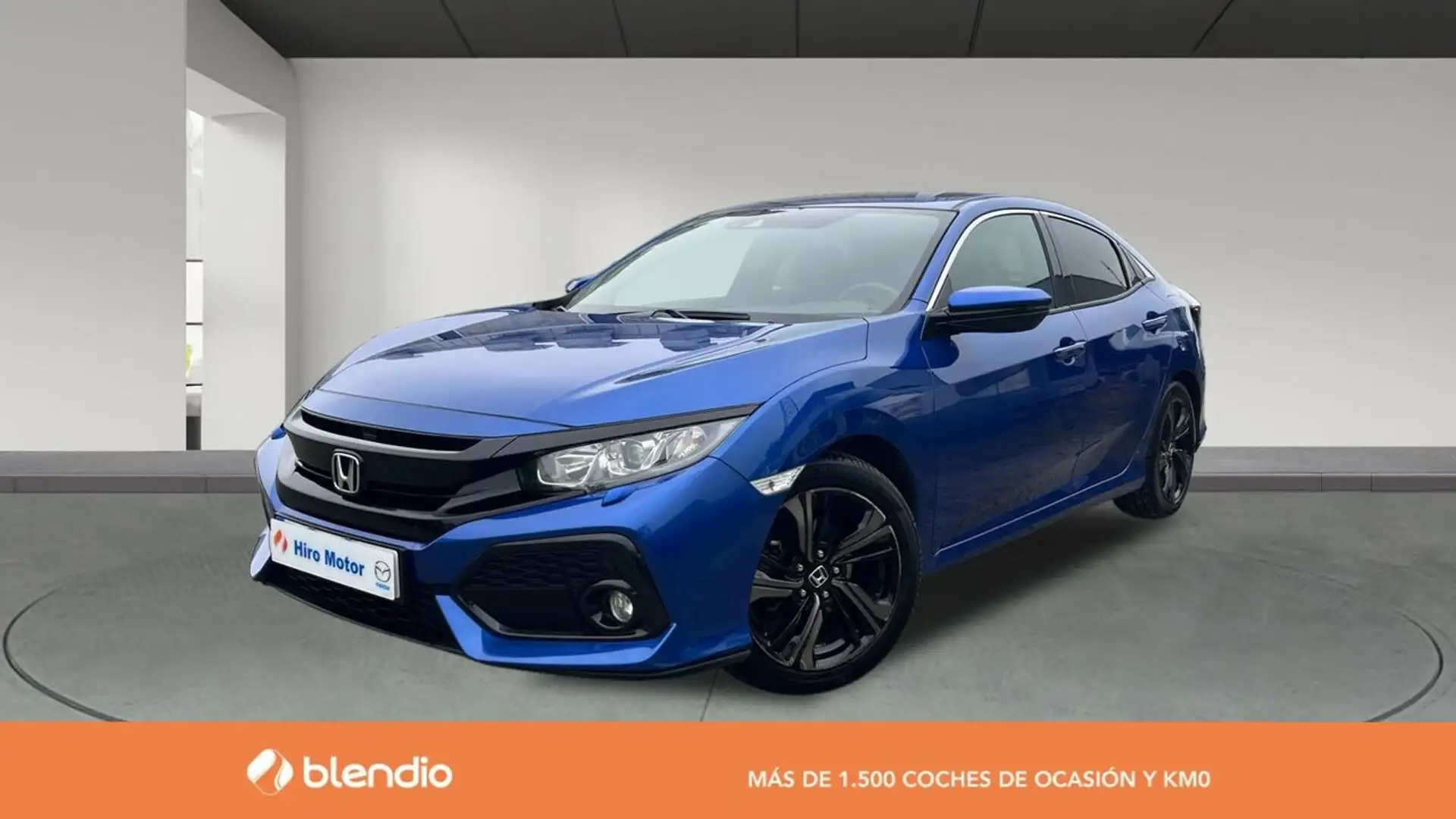 Honda Civic 1.0 VTEC Turbo Elegance Navi Синій - 1