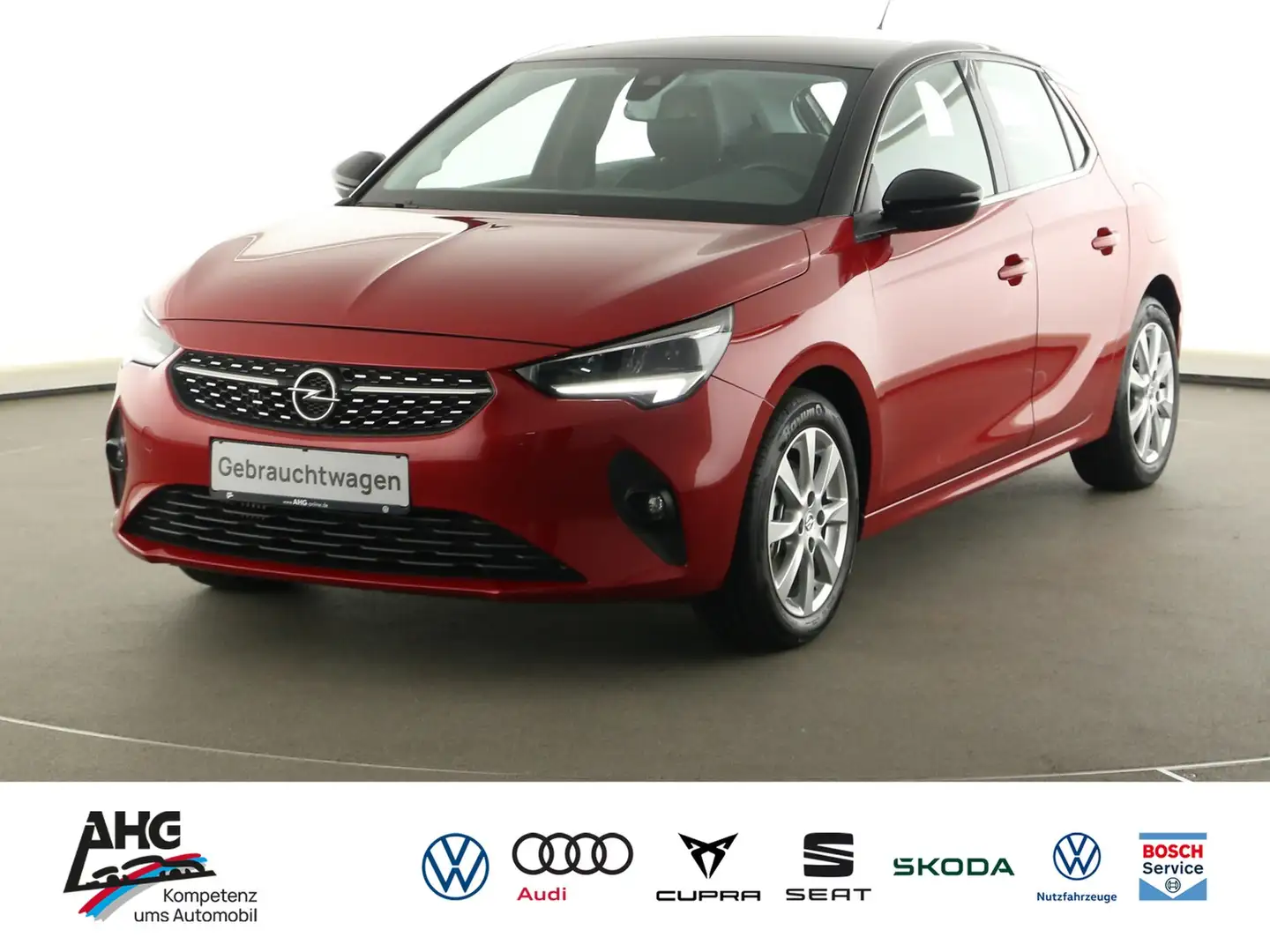 Opel Corsa F 1,2 Turbo Elegance Rot - 1