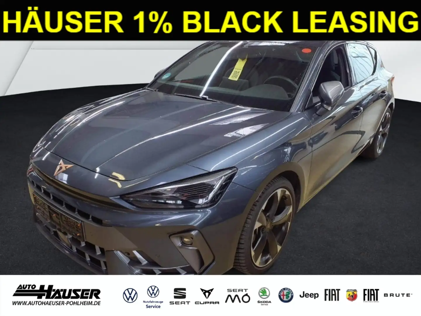 CUPRA Leon 2.0 TDI DSG NAVI KAMERA PARK ACC LED FULL-LINK SIT Grau - 1