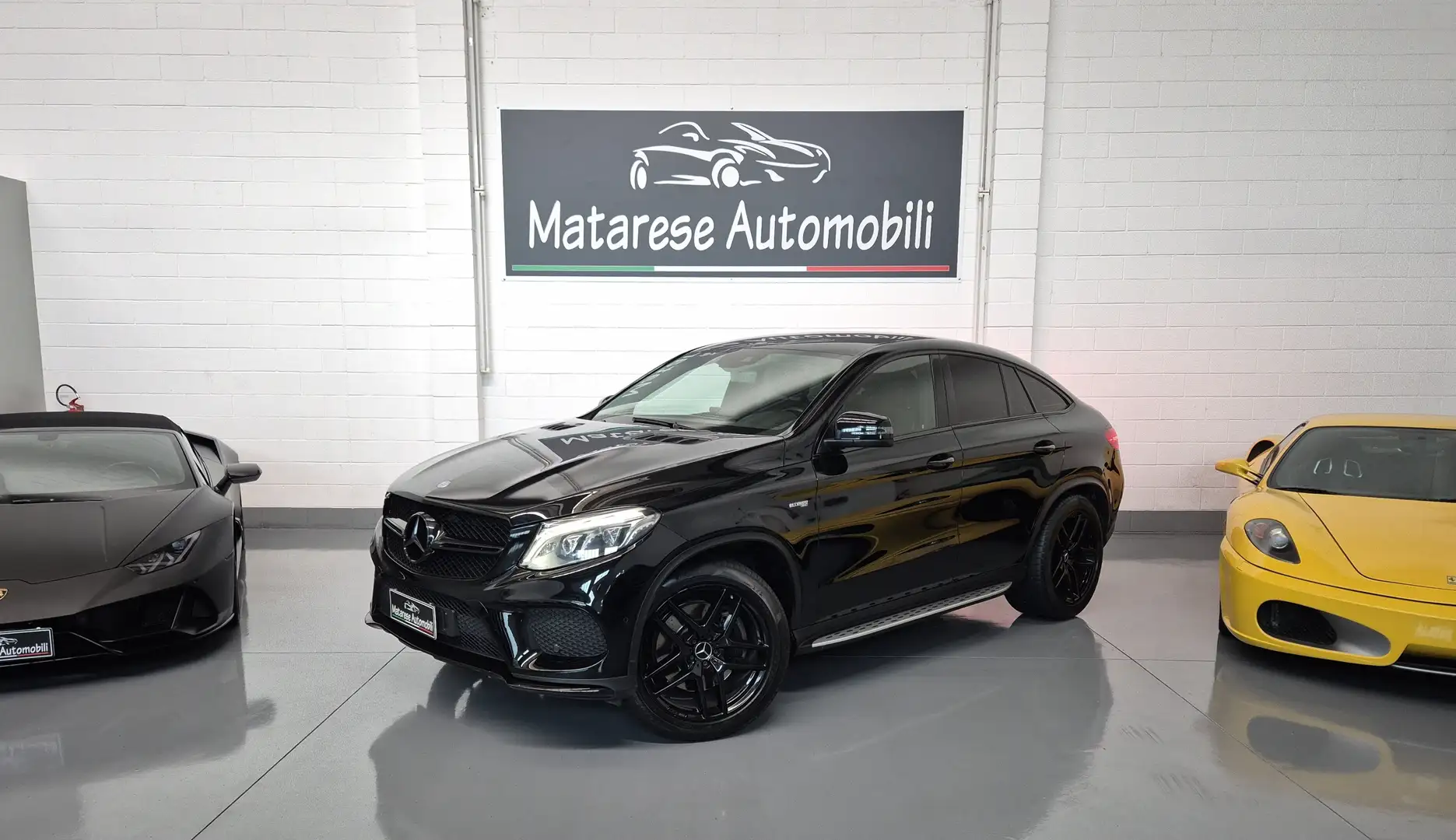 Mercedes-Benz GLE 43 AMG 3.0Biturbo 367cv 4Matic CarPlay Pedane Finanziabil Zwart - 1