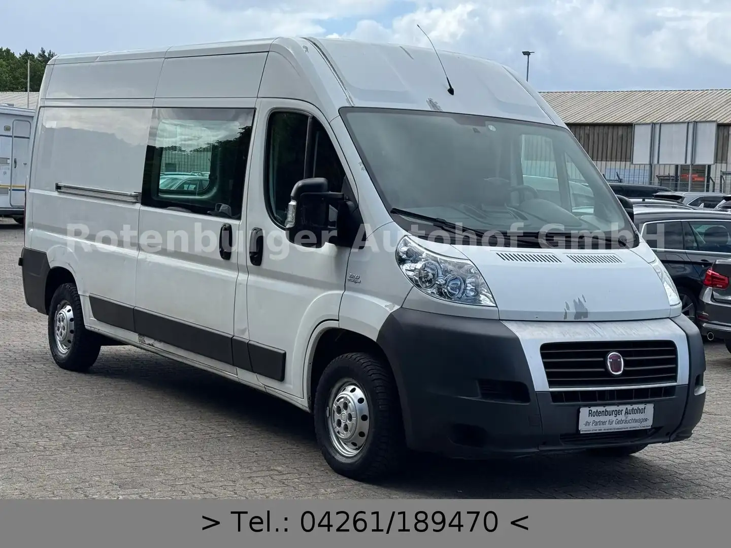 Fiat Ducato 2.3 D*GROßRAUMKASTEN*35*L4*120*3-SITZE* Blanc - 2