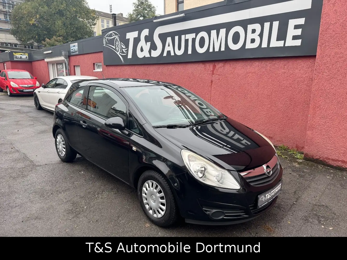 Opel Corsa D Basis ( 1. Hand ) Tüv&Service Neu Schwarz - 1