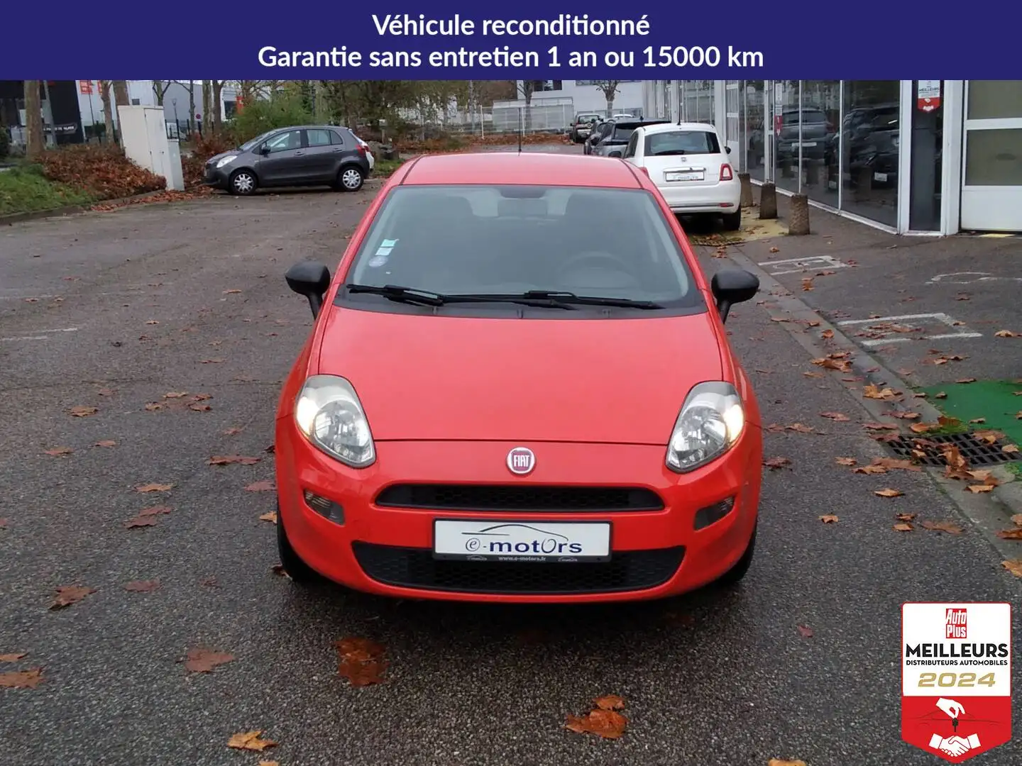 Fiat Punto PUNTO 1.2 69 CH - EASY Rouge - 2