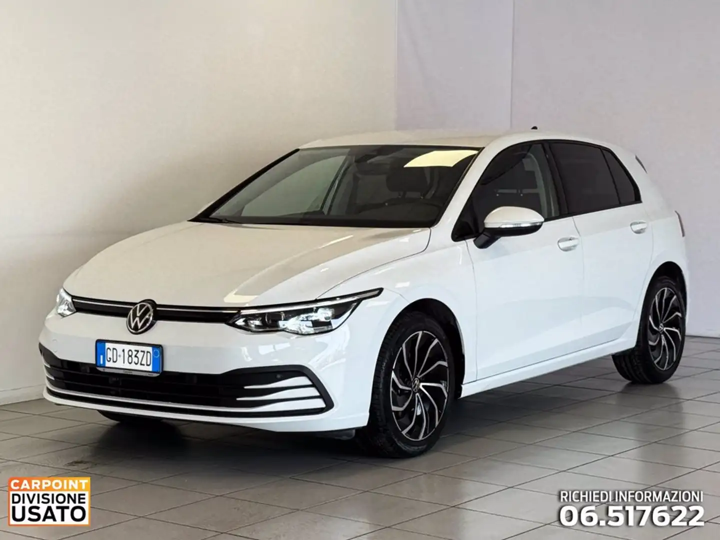 Volkswagen Golf 1.0 etsi evo life 110cv dsg Bianco - 1
