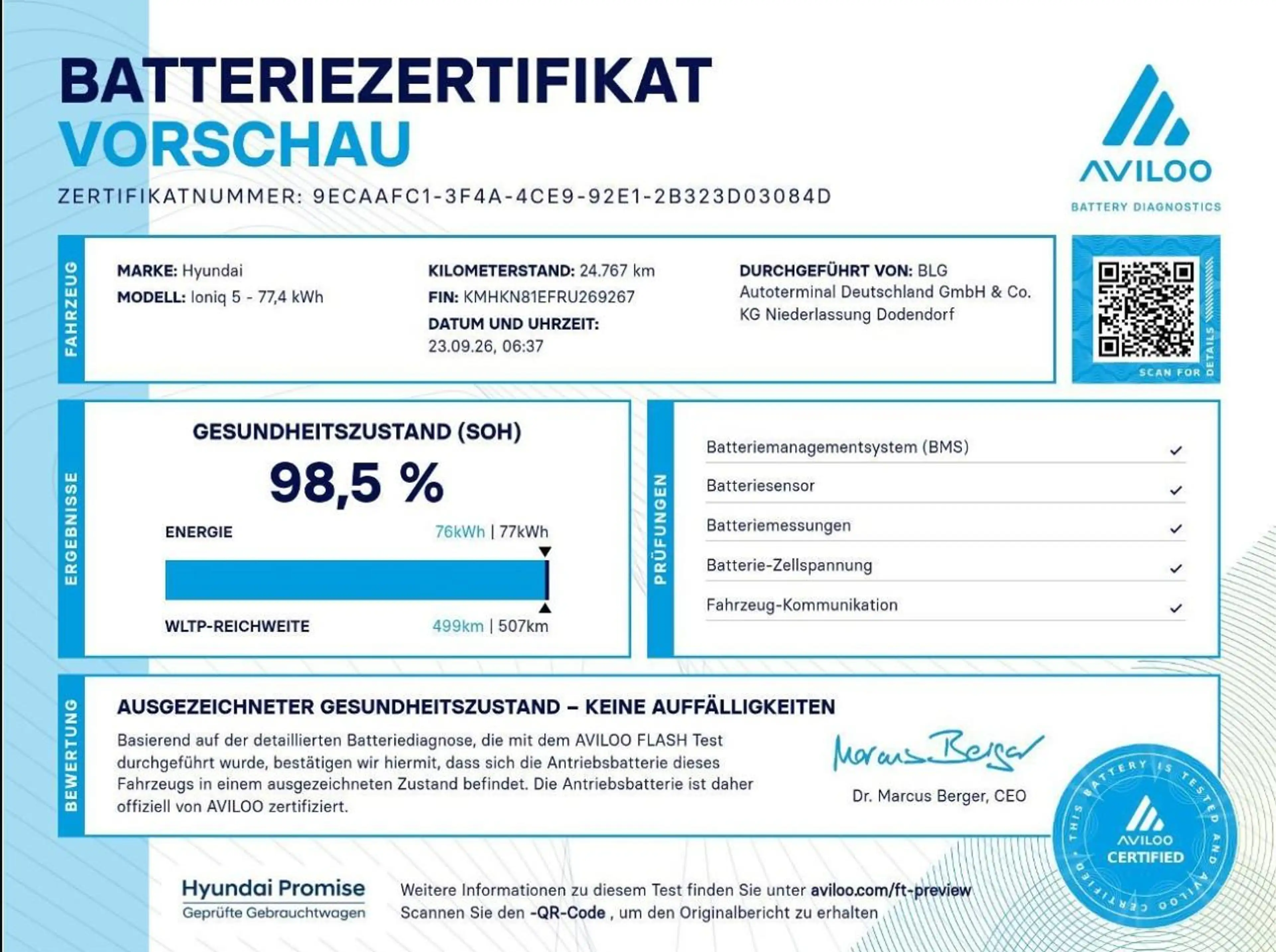 Hyundai IONIQ 5 77,4 kWh TECHNIQ NAVI/LED/EHK/SHZ/KAMERA — photo 2