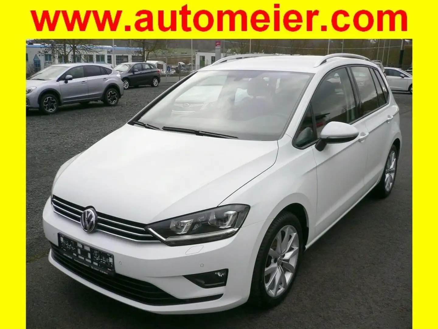 Volkswagen Golf Sportsvan 1.4 TSI (BMT) DSG Comfortline Xenon Blanc - 1