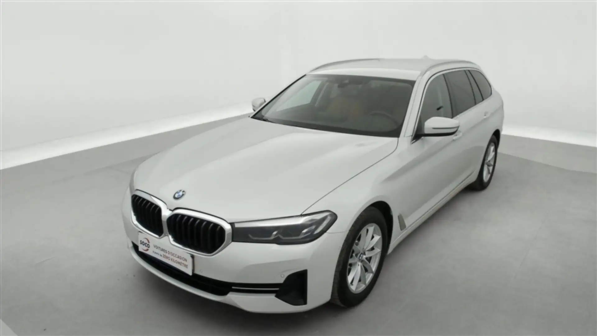 BMW 530 530iA MHEV NAVI PRO / CUIR / FULL LED Blanco - 1