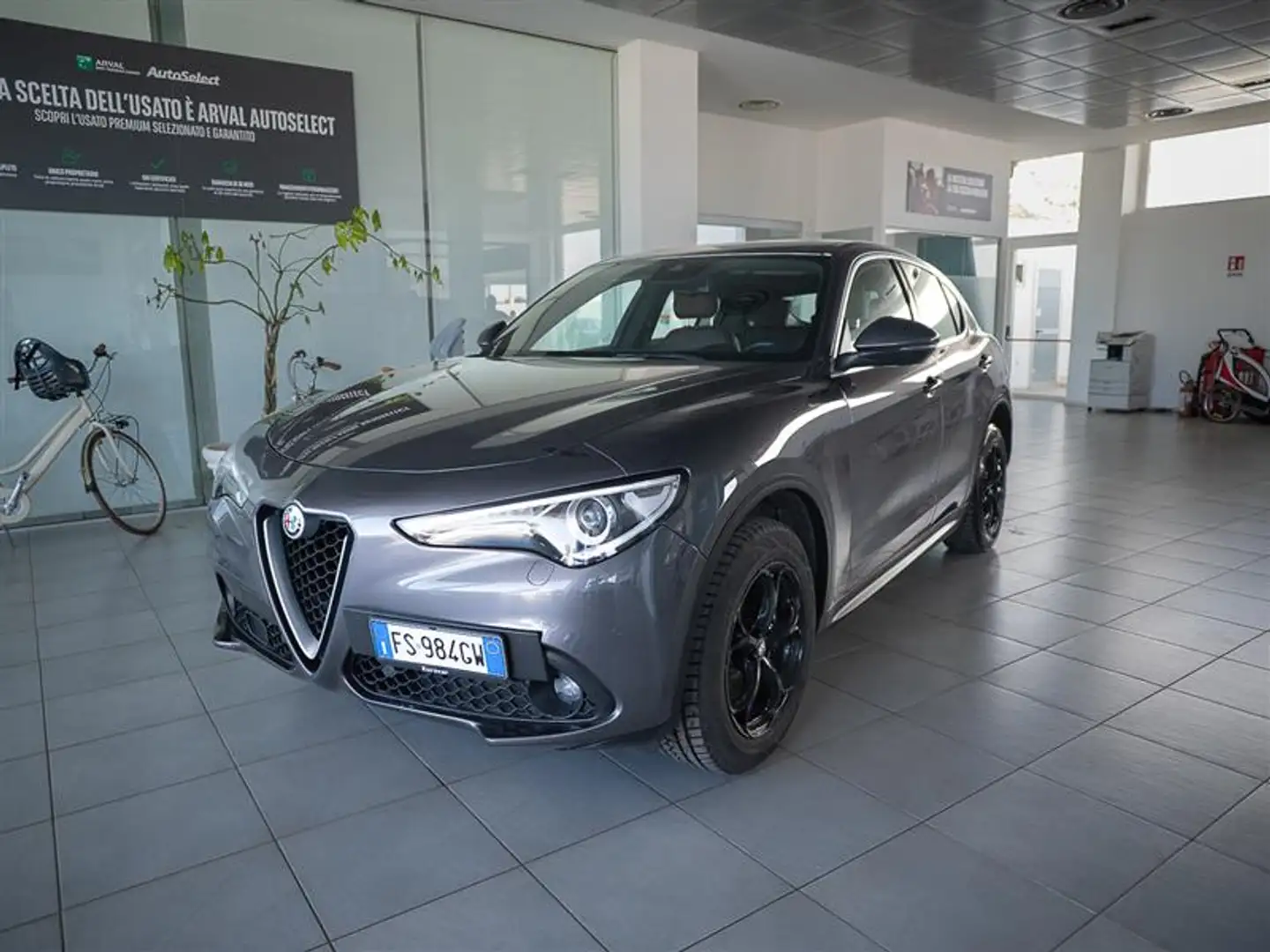 Alfa Romeo Stelvio 2.2 Turbodiesel 210cv Super Q4 Bleu - 1