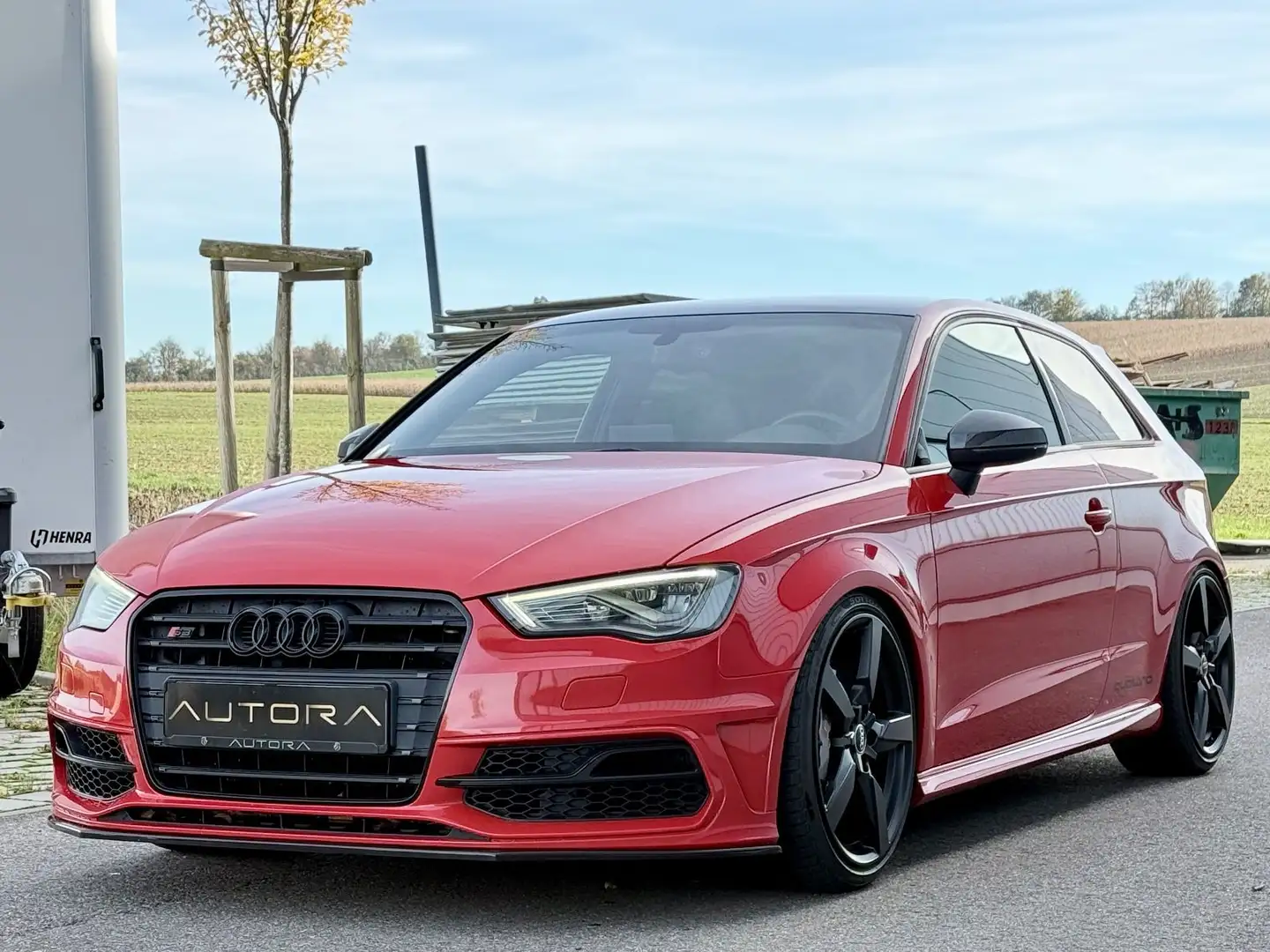 Audi S3 2.0 TFSI quattro 402PS|APR|MEGA|TOPZUSTAND| Rojo - 2
