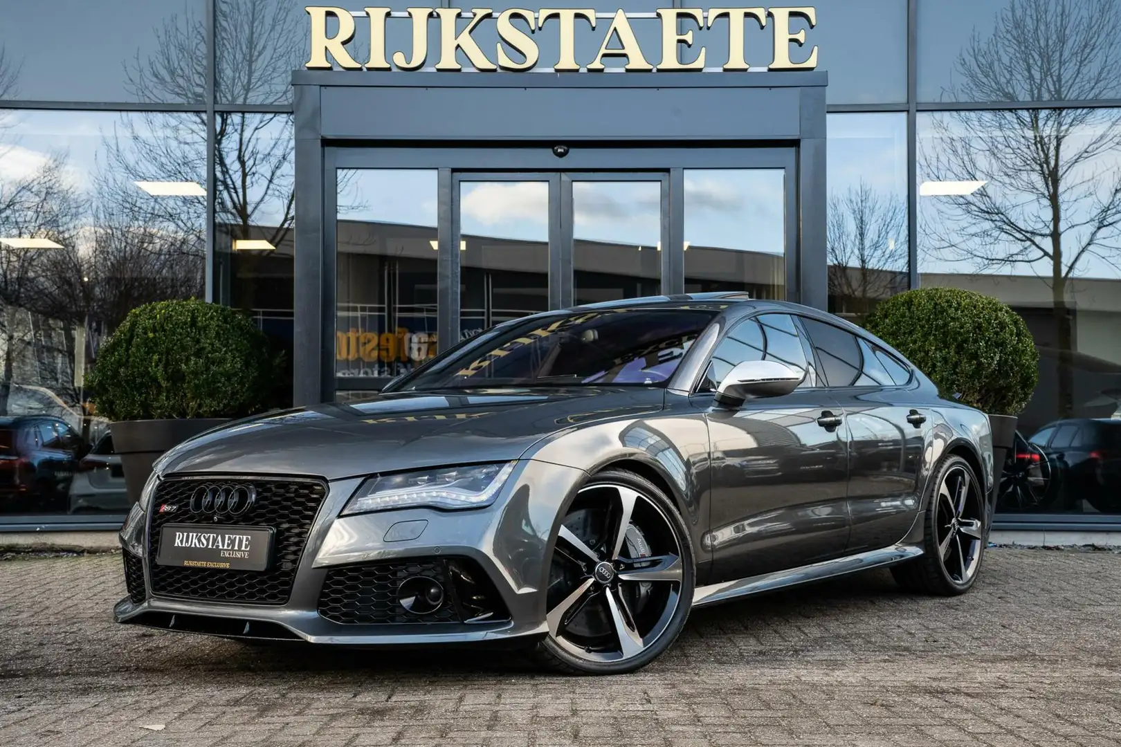 Audi RS7 4.0 TFSI Quattro|PANO|HEAD-UP|B&O TWEAKERS|MILLTEK Szürke - 1