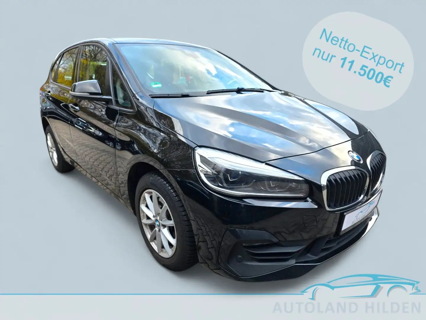 BMW 218 2 Active Tourer Advantage/LED/Navi/PDC Schwarz - 1