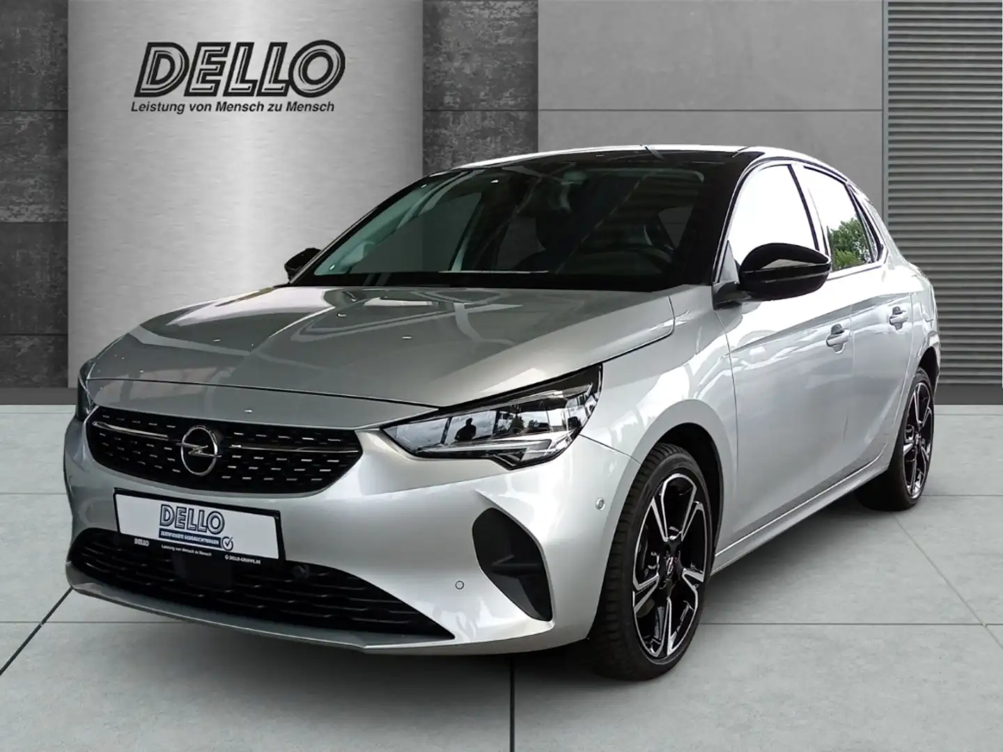 Opel Corsa F 1.2 T AT Elegance Navi LED Tempomat PDC Argent - 1
