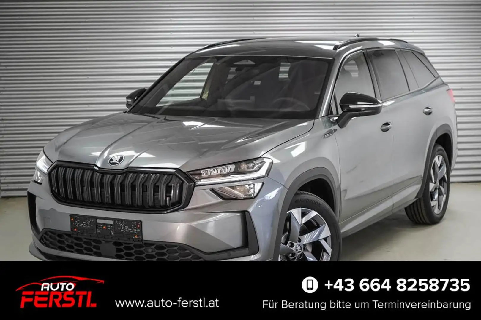 Skoda Kodiaq 2,0 TDI DSG 4x4 Sportline,AHK,bhzb  -LAG. 142 k... Grijs - 1