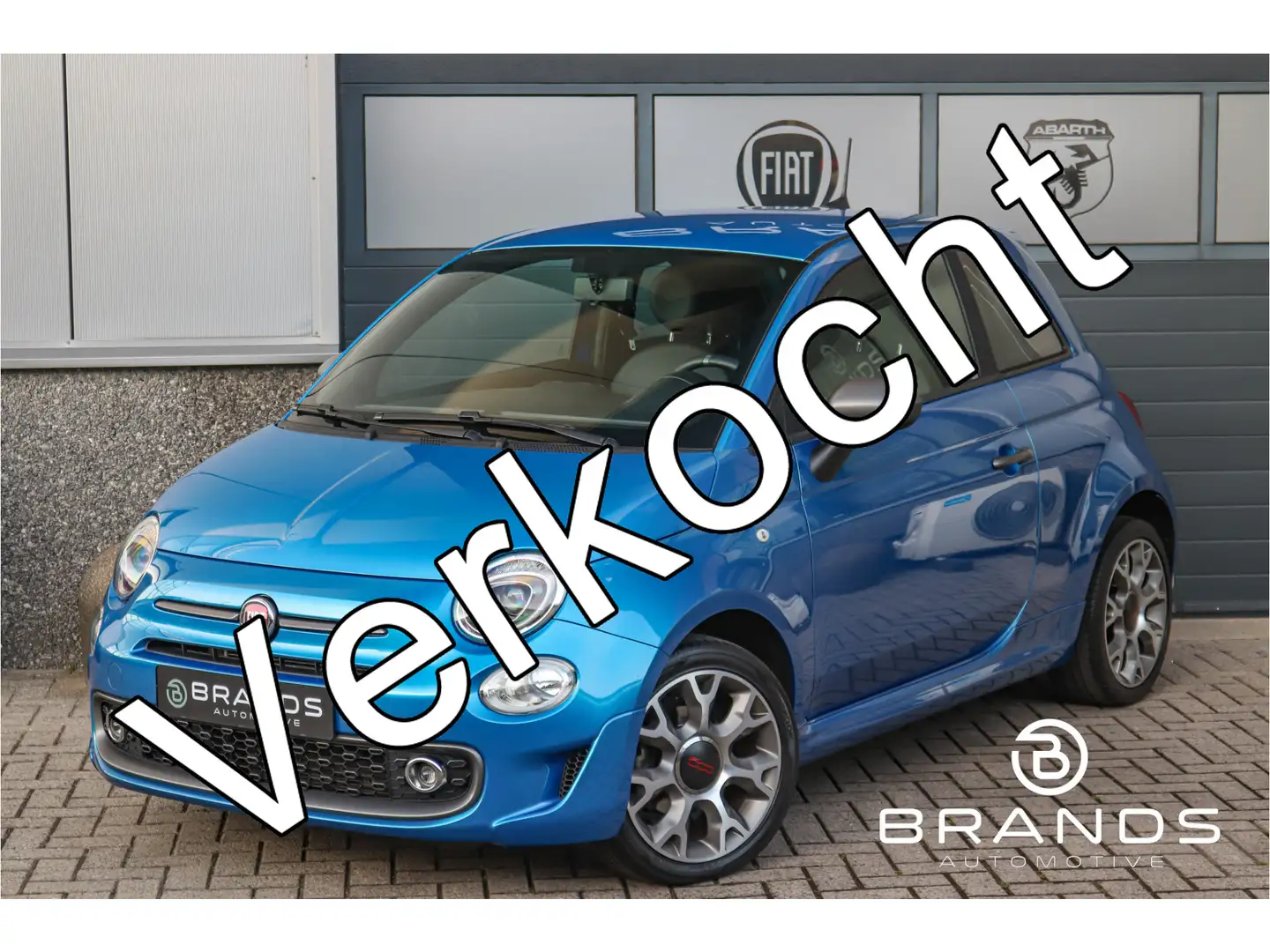 Fiat 500 500S 1.2 Navi Carplay Clima Cruise Leder Garantie Bleu - 1