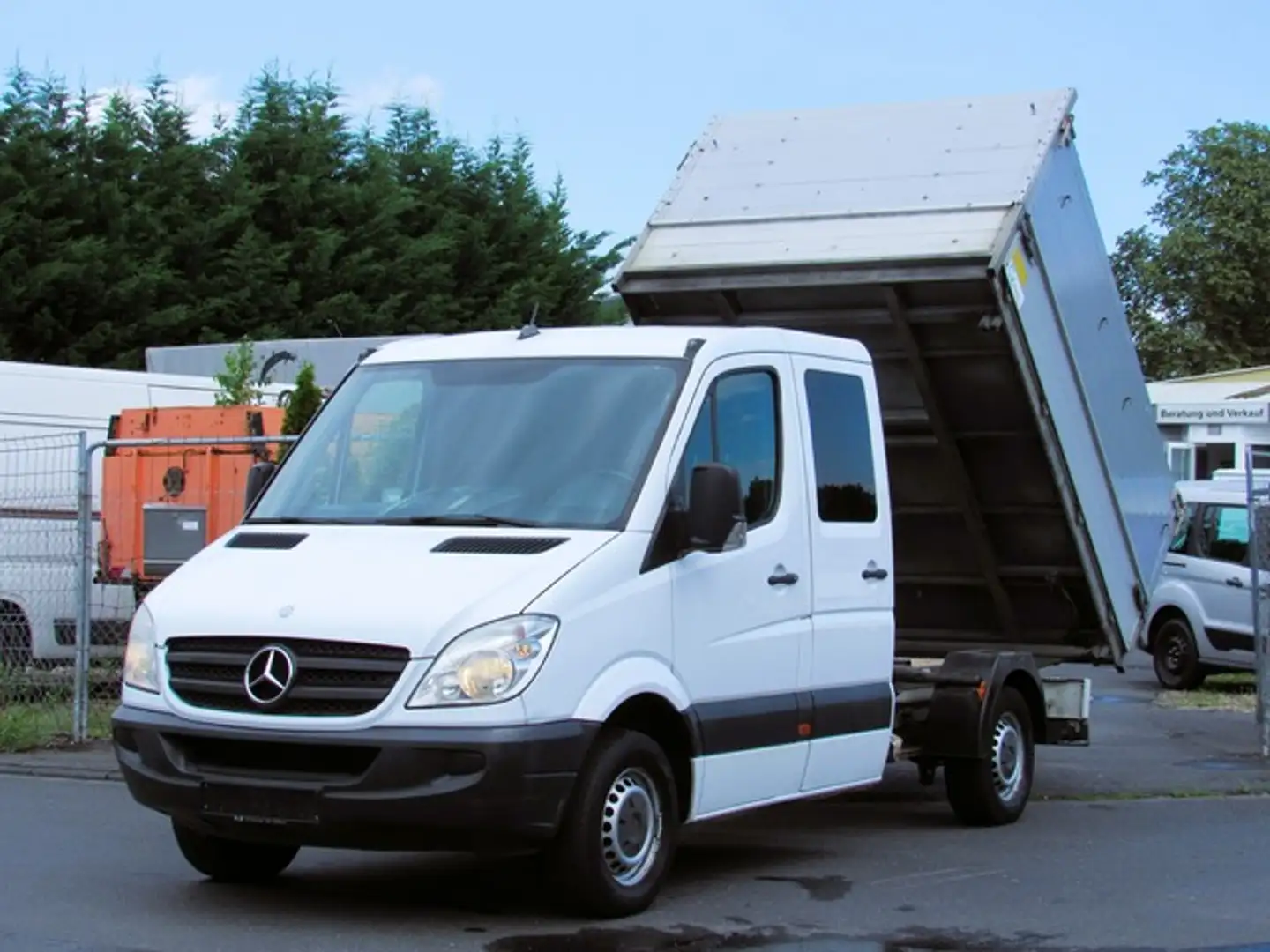 Mercedes-Benz Sprinter 313CDI Dreiseiten Kipper AUTOMAT AHK Blanc - 2