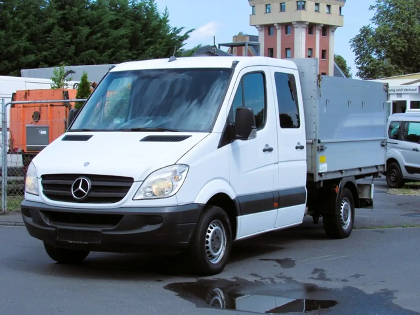 Mercedes-Benz Sprinter 313CDI Dreiseiten Kipper AUTOMAT AHK Blanc - 1