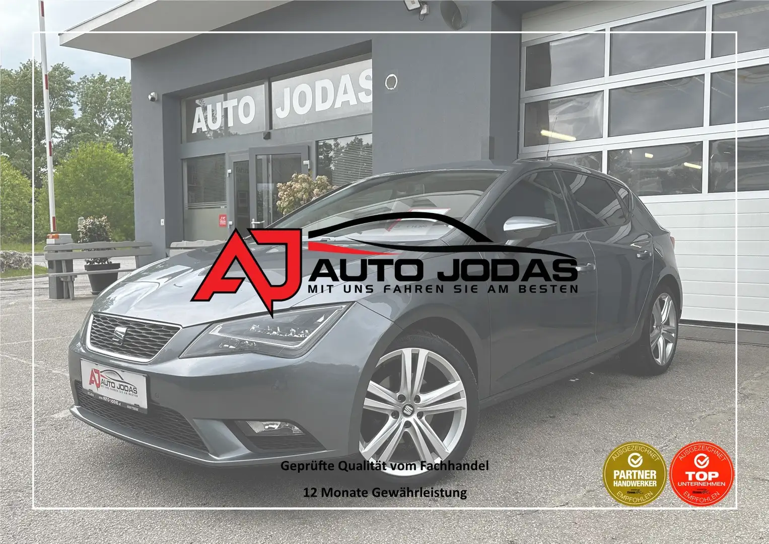 SEAT Leon Style 2,0 TDI CR **LED-Scheinwerfer/Tempomat** Grijs - 1